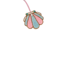 Candy Shell Charm Bag