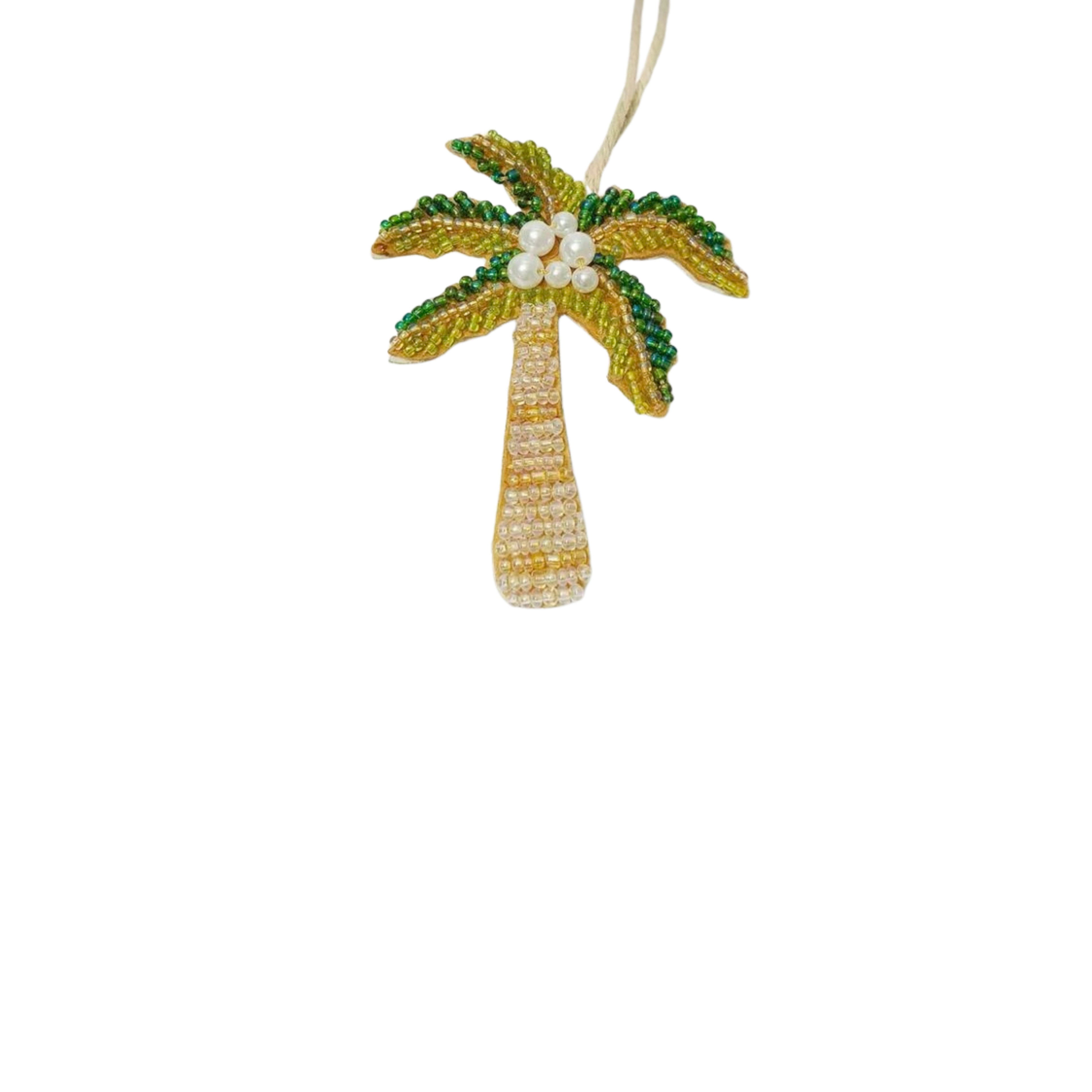 Coconut Palm Charm Bag